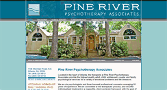 Desktop Screenshot of pineriverpsychotherapy.com